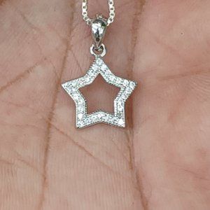 925 Sterling Silver Star Pendant